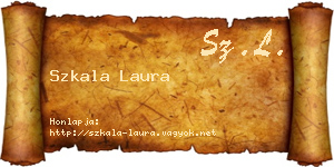 Szkala Laura névjegykártya