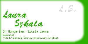 laura szkala business card